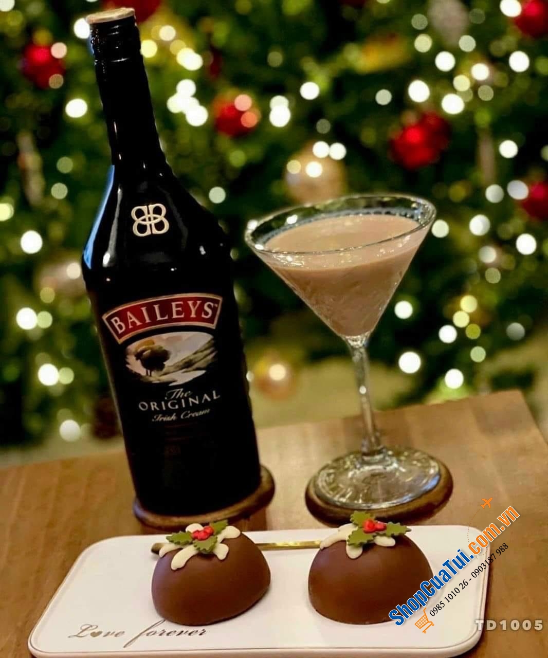 RƯỢU SỮA BAILEYS ĐỨC 750ml vị truyền thống ngon ngây ngất