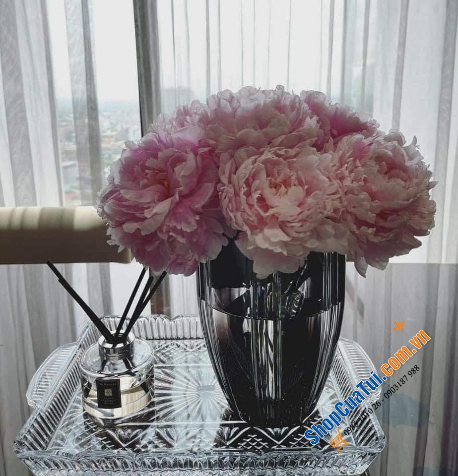 Khay pha lê Dublin 40 x 26cm.