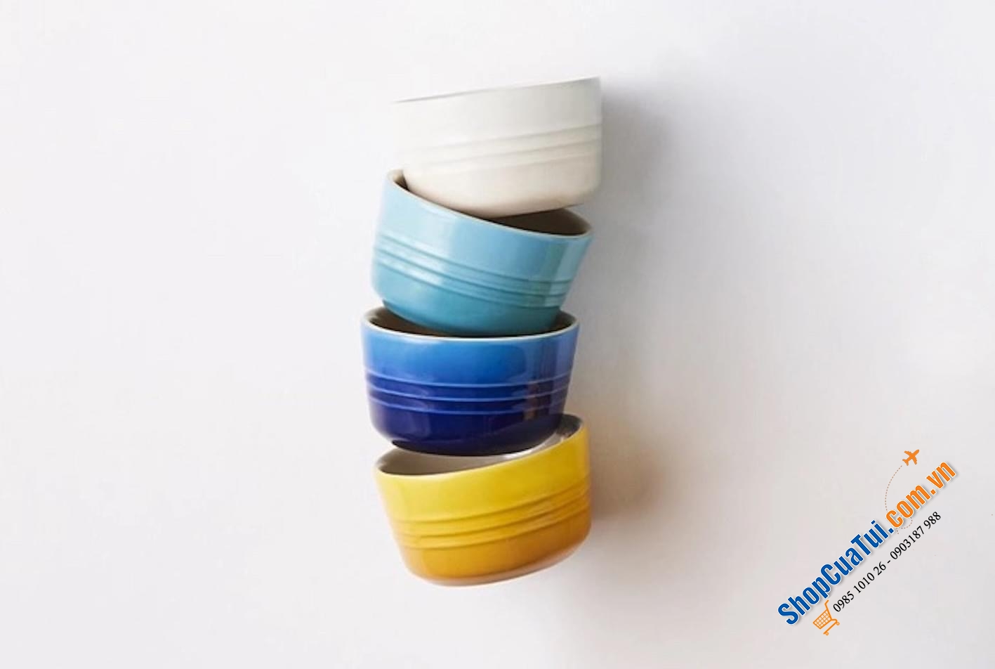 SET 4 HŨ LE CREUSET RIVIERA COLLECTION 8CM