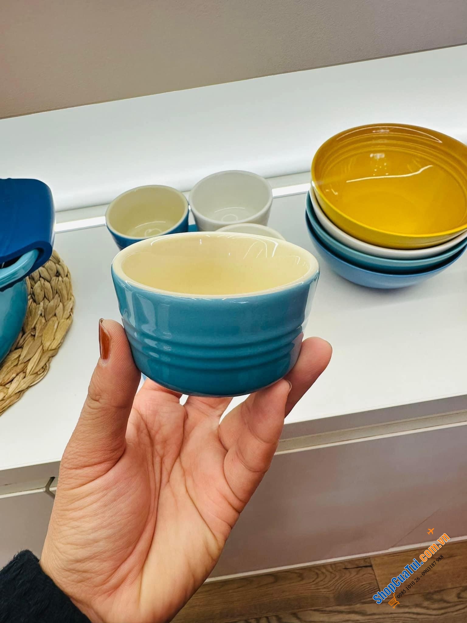 SET 4 HŨ LE CREUSET RIVIERA COLLECTION 8CM