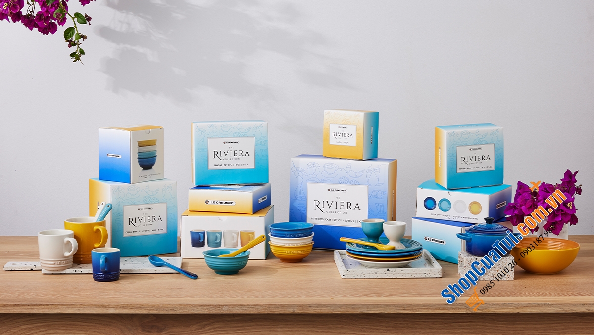 SET 4 HŨ LE CREUSET RIVIERA COLLECTION 8CM