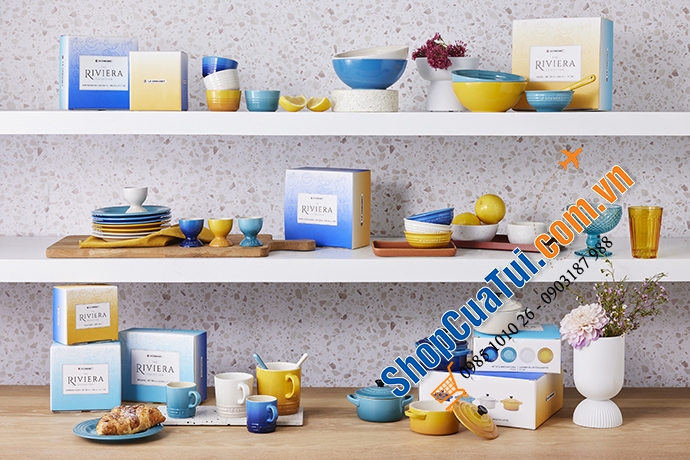 SET 4 HŨ LE CREUSET RIVIERA COLLECTION 8CM