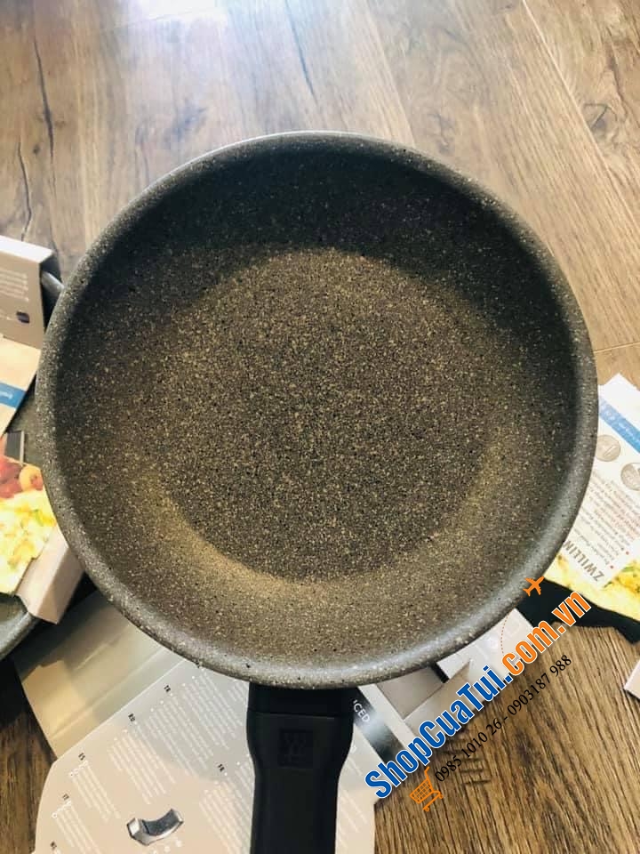 Set 2 chảo đá Zwilling Made in Italy đường kính 20-28cm dùng cho mọi loại bếp