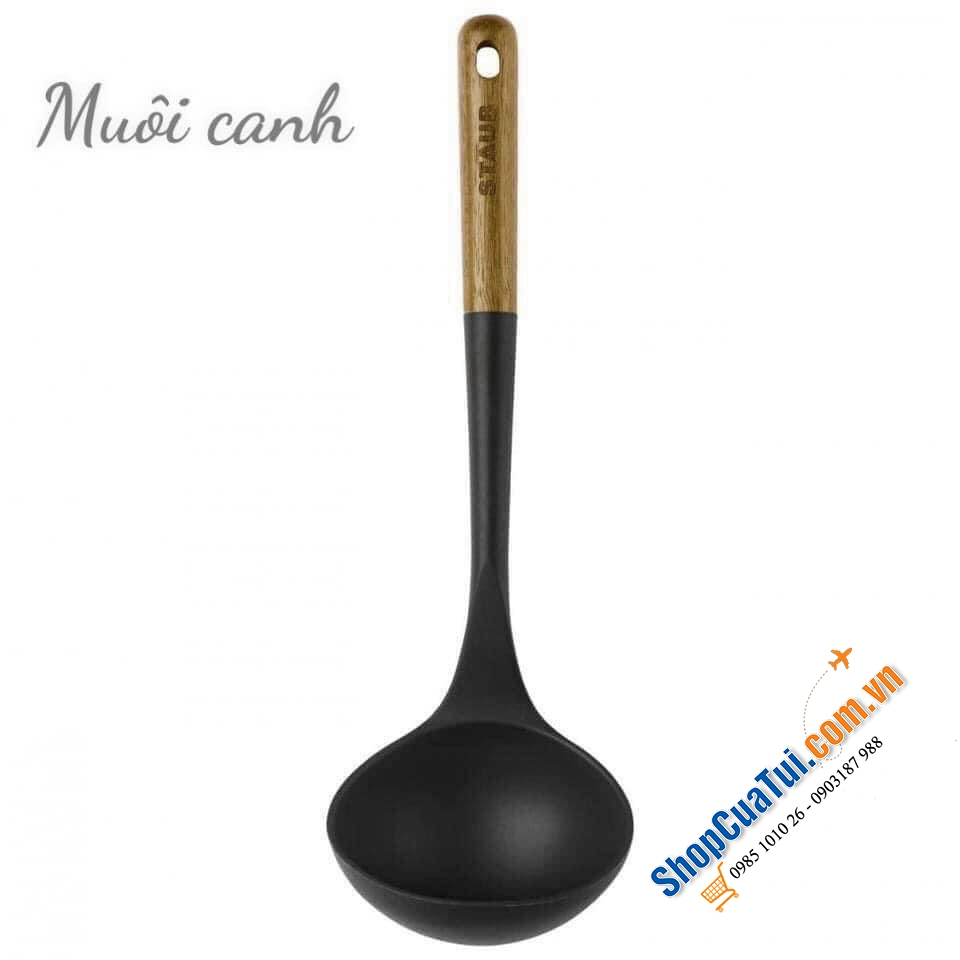 MUÔI CANH STAUB 31cm - Muôi múc canh silicon 31cm