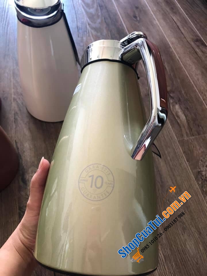 BÌNH GIỮ NHIỆT EMSA PLAZA 1 LIT màu đỏ, màu xanh, màu cốm