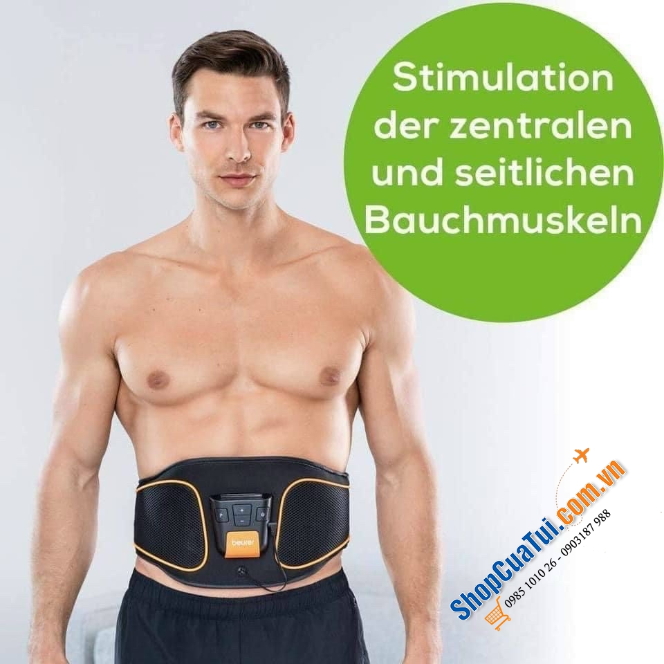 ĐAI QUẤN BỤNG MASSAGE GIẢM MỠ BEURER EM37 - MADE IN GERMANY