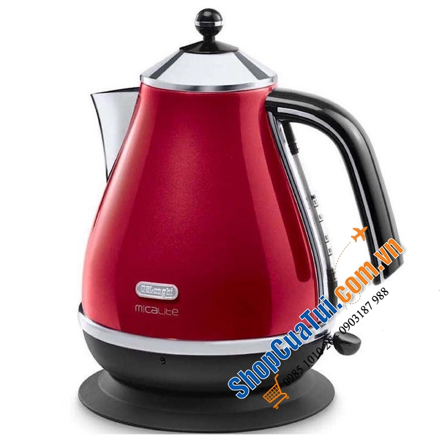 ẤM SIÊU TỐC DELONGHI VINTAGE ICONA MÀU ĐỎ