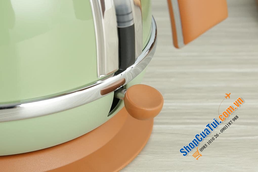 ẤM SIÊU TỐC DELONGHI VINTAGE ICONA MÀU XANH NGỌC