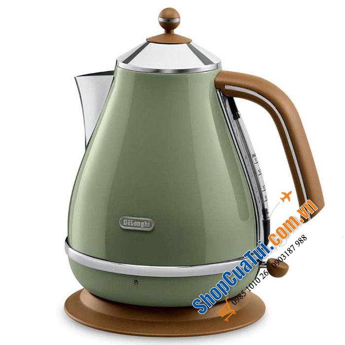 ẤM SIÊU TỐC DELONGHI VINTAGE ICONA MÀU XANH NGỌC
