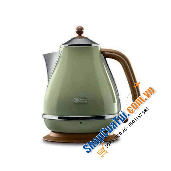 ẤM SIÊU TỐC DELONGHI VINTAGE ICONA MÀU XANH NGỌC