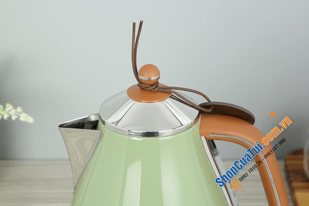 ẤM SIÊU TỐC DELONGHI VINTAGE ICONA MÀU XANH NGỌC