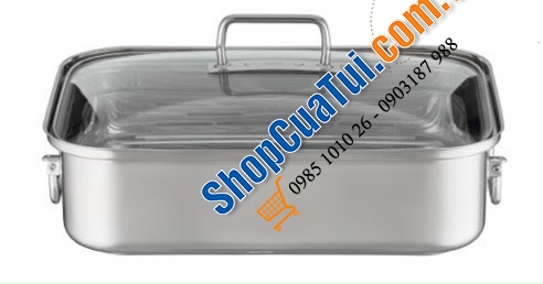 Khay nướng chữ nhật Roesle Expertiso 38,5 x 28 cm - tha hồ to để đun nấu