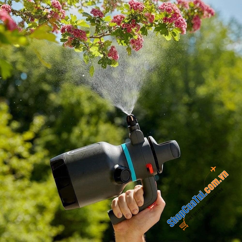 Bình tưới cây áp suất 1.25 lít Gardena - Là một dụng cụ cần thiết cho công việc chăm sóc cây, hoa hằng ngày