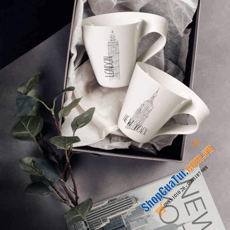 Cốc Villeroy Boch new wave modern city 300ml - Made in Germany