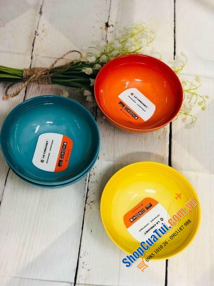 BÁT ĐỰNG CANH - SALAT LE CREUSET 24 CM, 2.2 lít - Cầu vồng