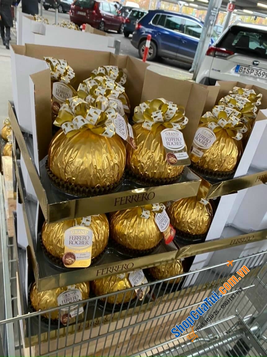 QUẢ CẦU SOCOLA GRAND FERRERO ROCHER 240g - Hàng Đức - Quả cầu Sô cô la to đẹp