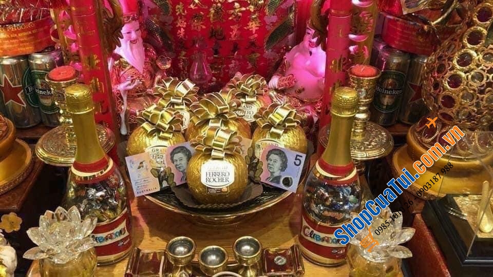 QUẢ CẦU SOCOLA GRAND FERRERO ROCHER 240g - Hàng Đức - Quả cầu Sô cô la to đẹp