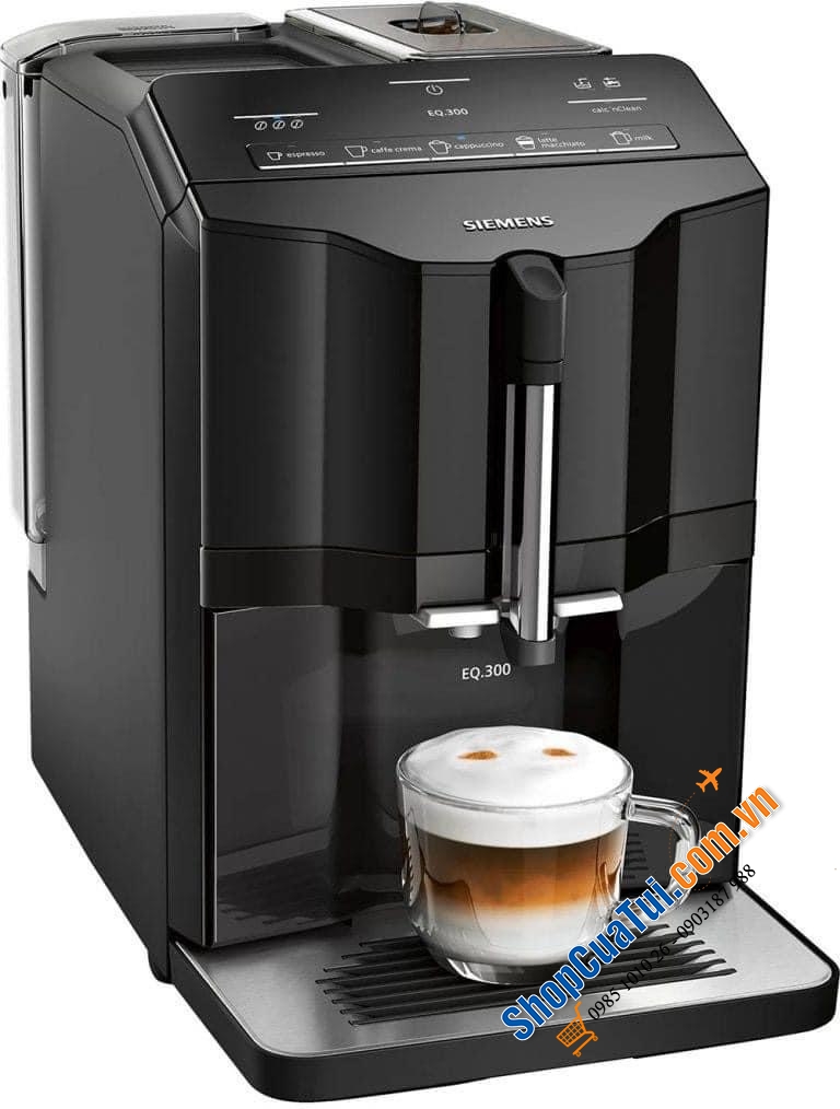 Máy Pha Cafe Tự Động Siemens TI35A509DE EQ.300 Black