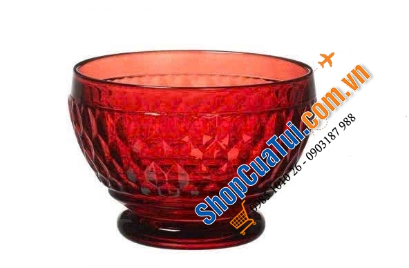 Set 4 bát điểm tâm pha lê màu Villeroy boch dòng Boston MADE IN GERMANY đẹp siêu lòng 430ml - pha lê