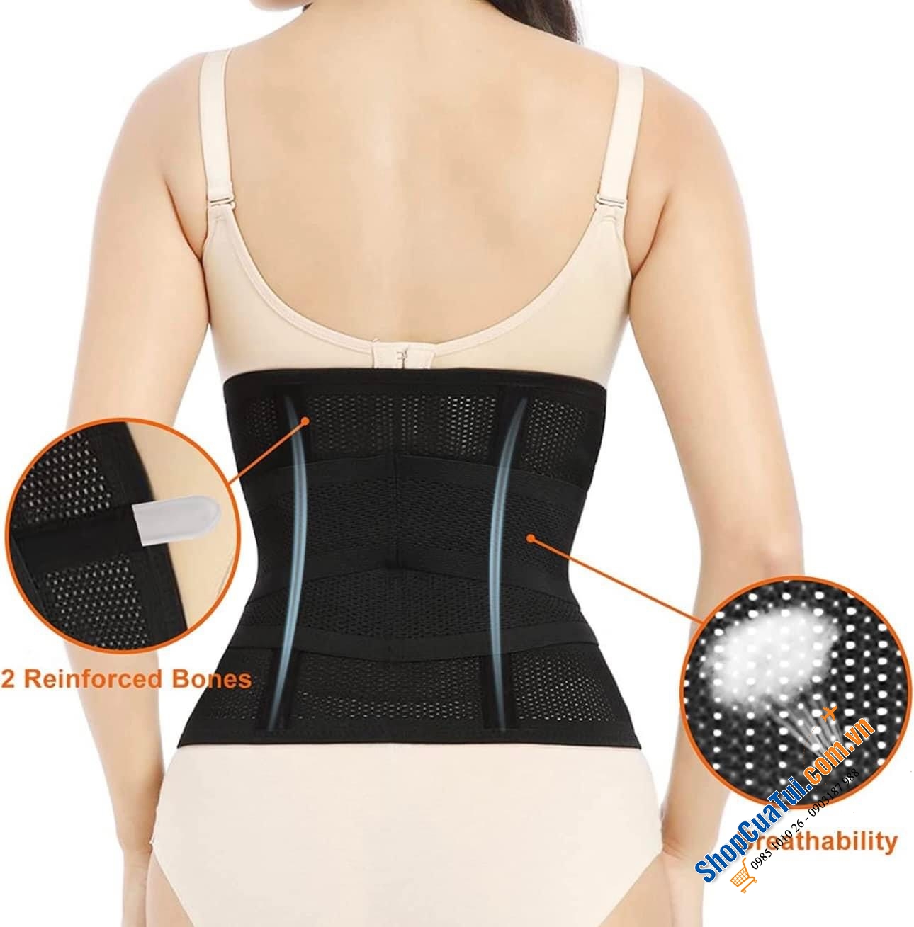 Đai bụng Corset định hình vòng eo thuận tiện mặc cả đi làm và đi chơi