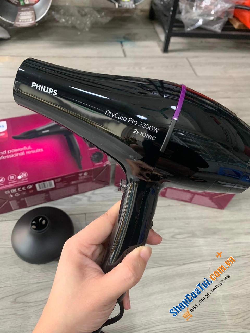 Máy Sấy Tóc Philips BHD274/00 - Sấy tóc tại nhà mà như đi tiệm, 2200w, chức năng ion bảo vệ tóc giúp tóc siêu mềm mượt
