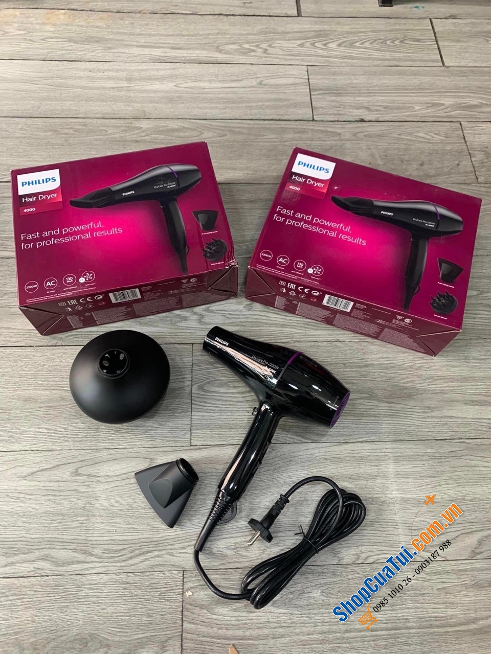 Máy Sấy Tóc Philips BHD274/00 - Sấy tóc tại nhà mà như đi tiệm, 2200w, chức năng ion bảo vệ tóc giúp tóc siêu mềm mượt