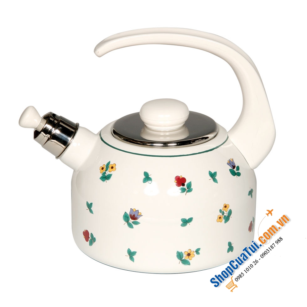 Ấm Đun Nước Riess Country Gmundner 0543-049 2L Streublumen sành điệu làm nóng nước nhanh hơn