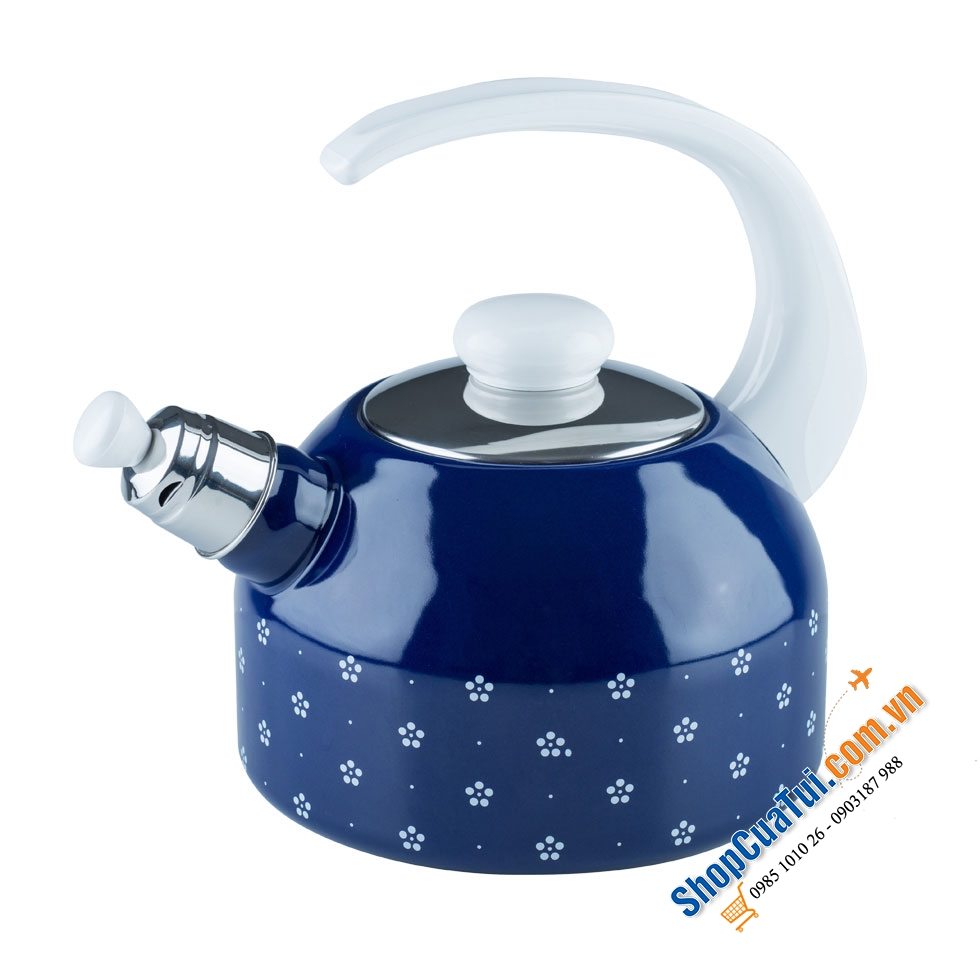 Ấm Đun Nước Riess Country Gmundner 0543-049 2L Streublumen sành điệu làm nóng nước nhanh hơn