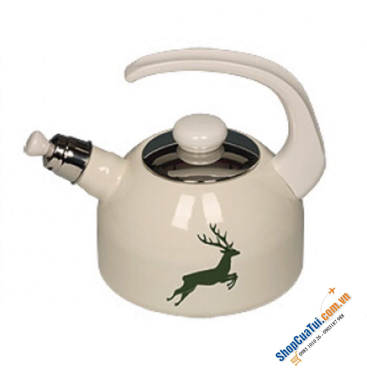 Ấm Đun Nước Riess Country Gmundner 0543-049 2L Streublumen sành điệu làm nóng nước nhanh hơn