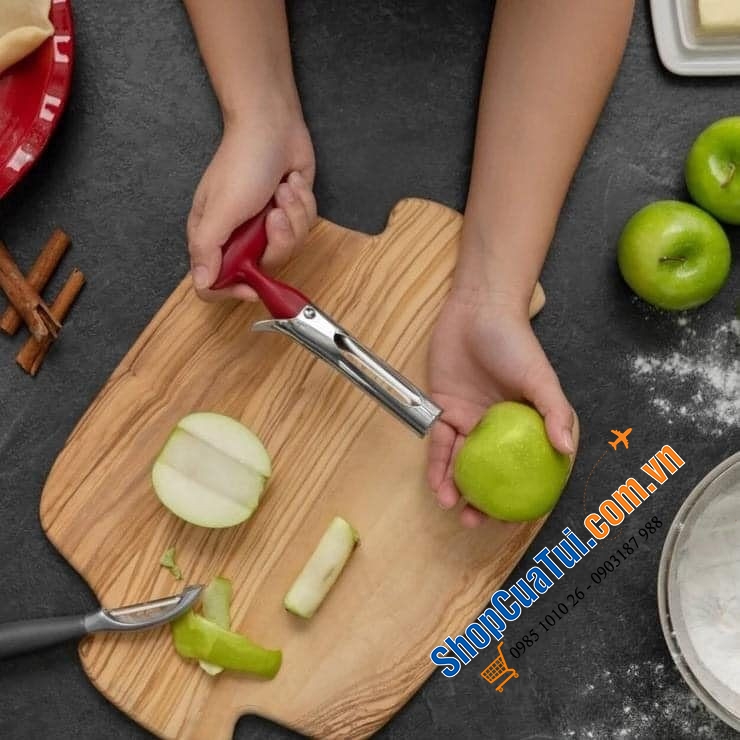 Dụng cụ tách lõi, bỏ hạt lê, táo Cuisipro