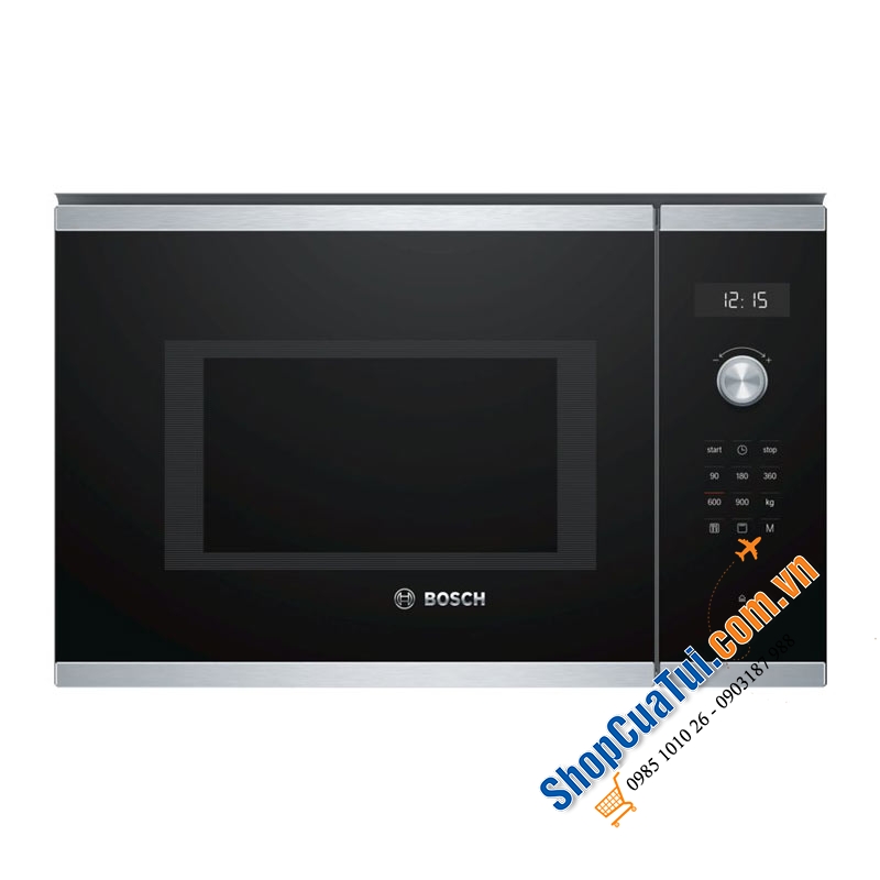 Lò vi sóng âm tường kèm nướng Bosch BEL554MS0B 25 lít