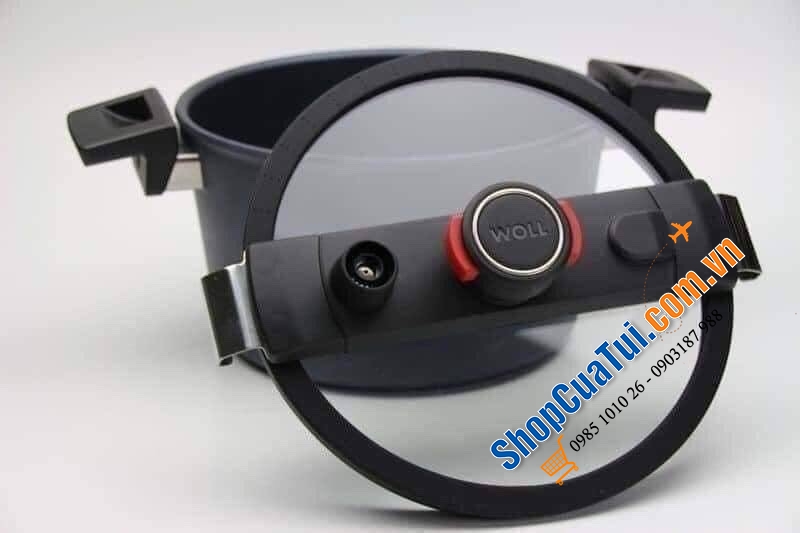 Nồi Áp Suất Woll 120-1DALI Size 24cm 5 Lít, MADE IN GERMANY - truyền nhiệt nhanh, phù hợp với nhiều loại bếp: Bếp từ, bếp hồng ngoại, bếp Halogen, bếp gas, lò nướng,...
