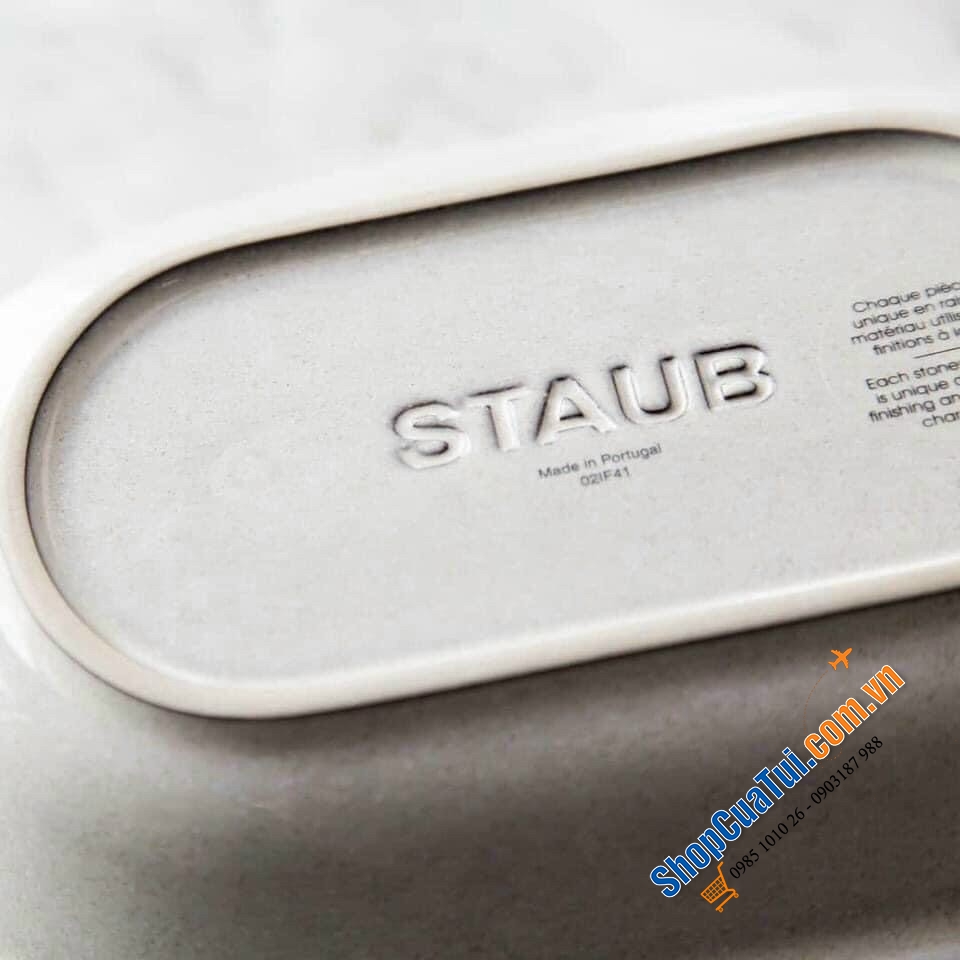 SÉT BÁT, ĐĨA, CỐC, BÁT ĐỰNG ĐỒ CHẤM STAUB TÔNG MỘC - Bát đĩa Staub - Made in Portugal
