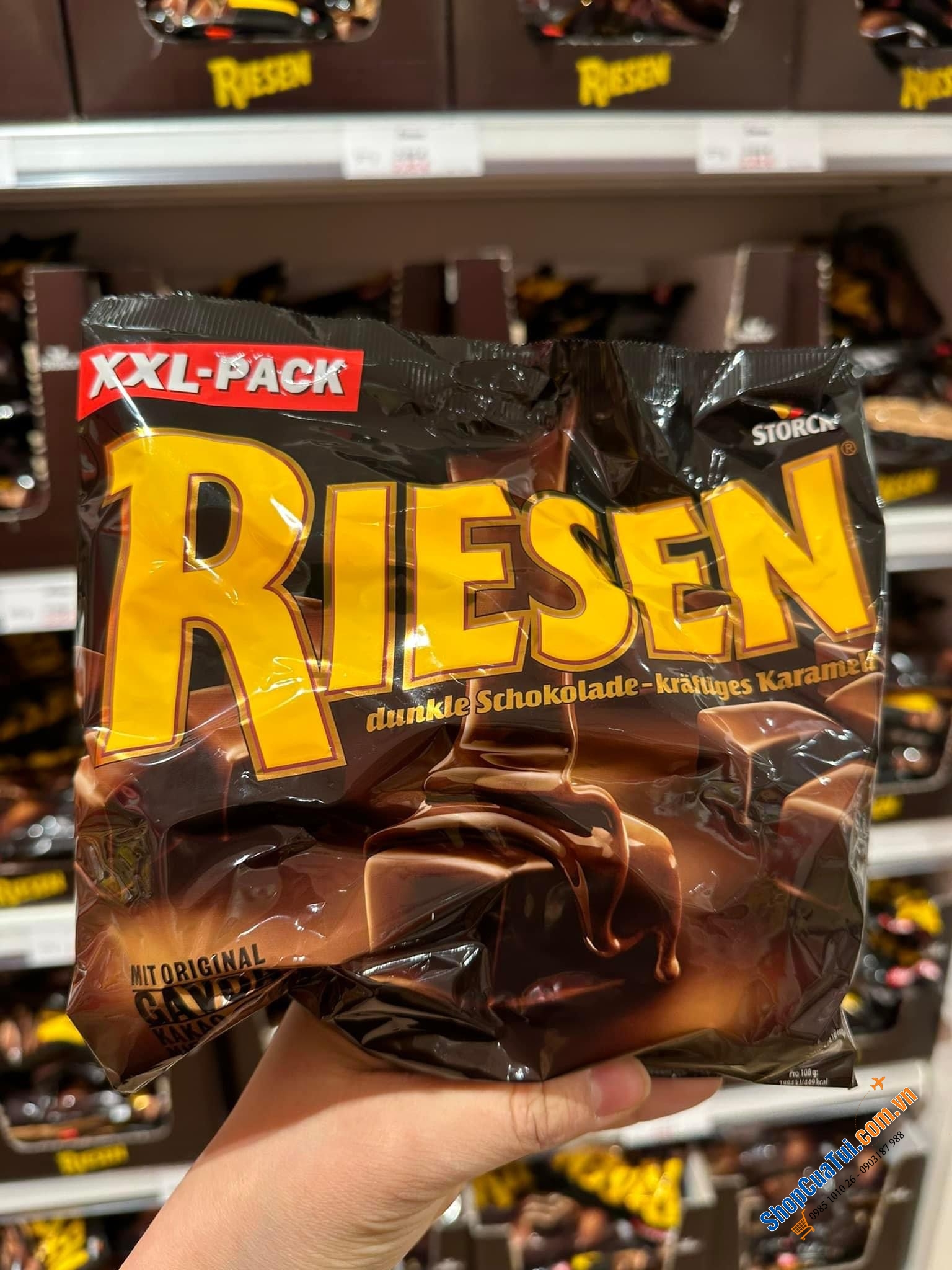 KẸO SOCOLA RIESEN - Kẹo sô cô la Riesen túi 900g