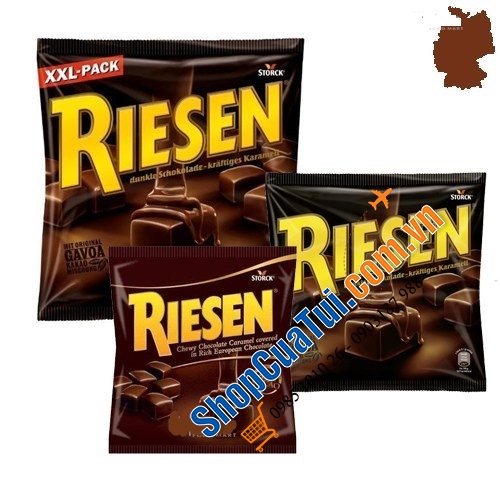 KẸO SOCOLA RIESEN - Kẹo sô cô la Riesen túi 231g