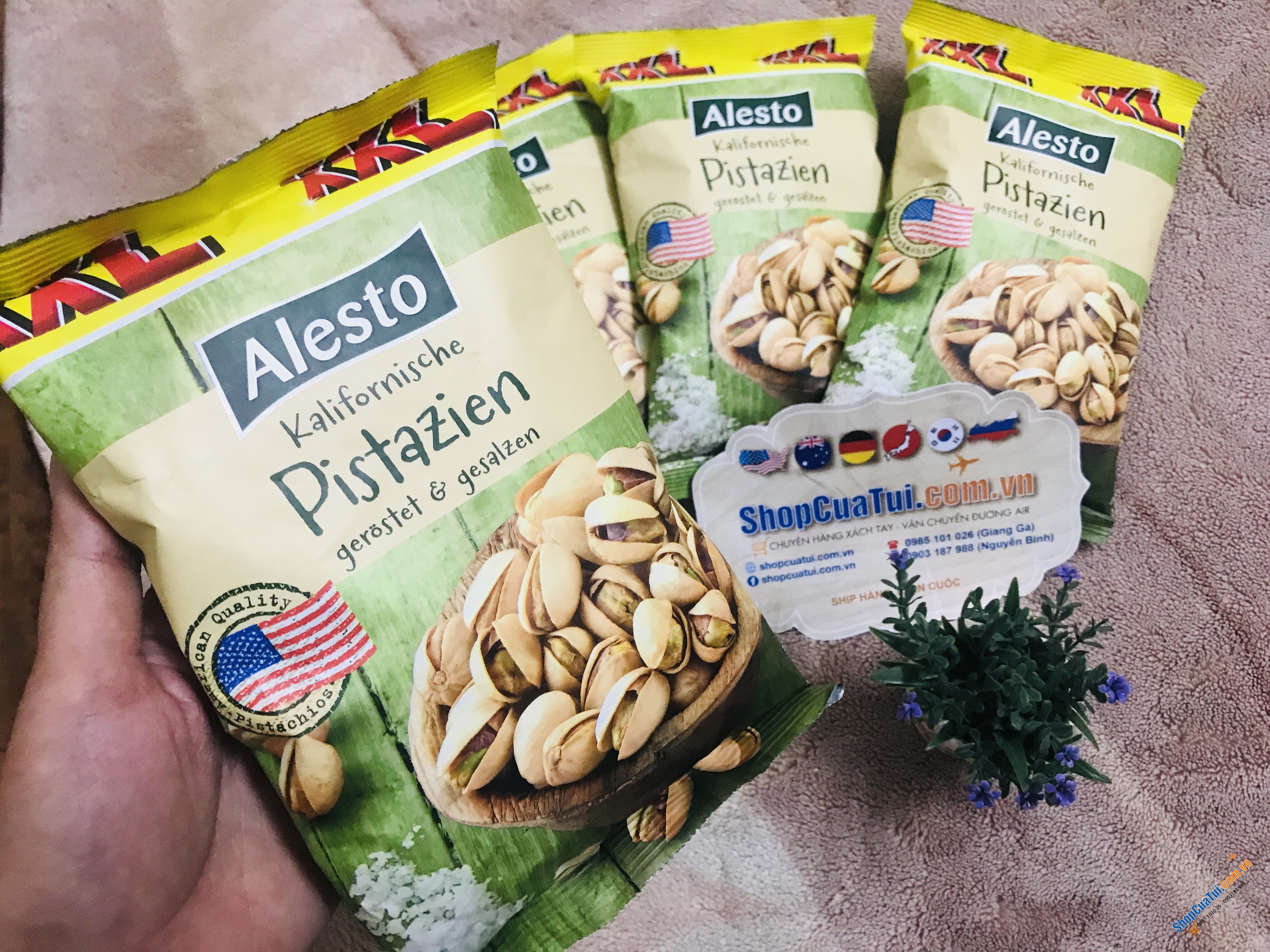 HẠT DẺ CƯỜI RANG MUỐI ALESTO gói 300g