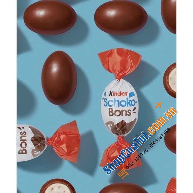 SOCOLA QUẢ TRỨNG SCHOKO BONS KINDER 300g  - dòng sô cô la nổi tiếng ngon của Đức ngon nhức nách