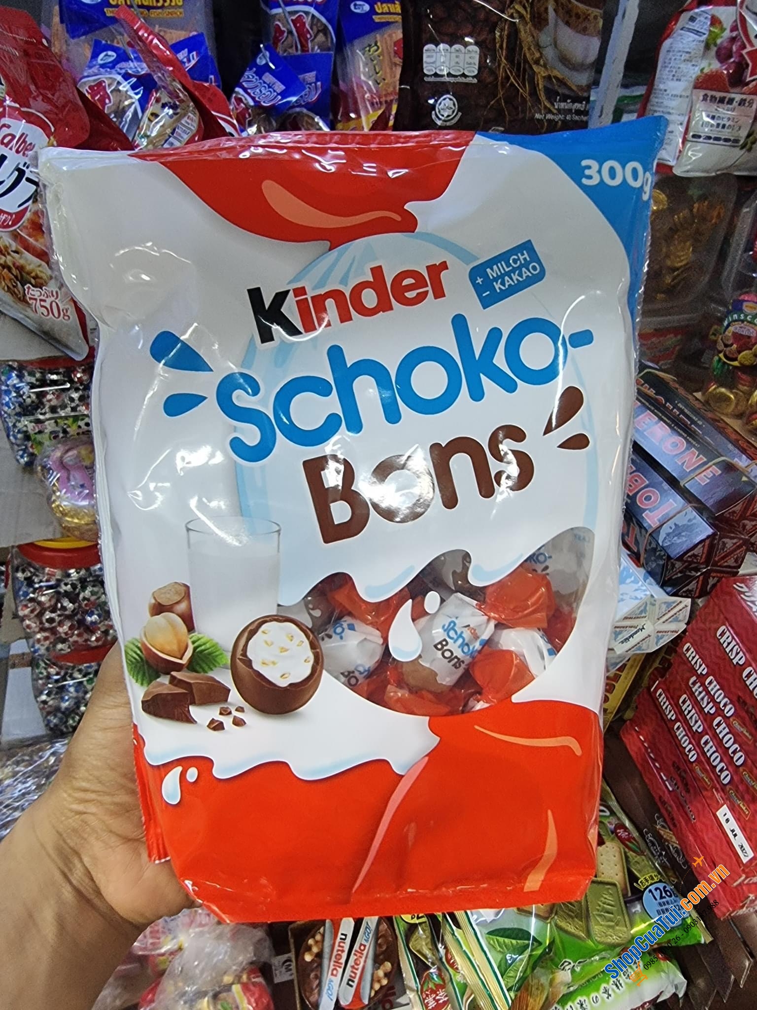 SOCOLA QUẢ TRỨNG SCHOKO BONS KINDER 300g  - dòng sô cô la nổi tiếng ngon của Đức ngon nhức nách