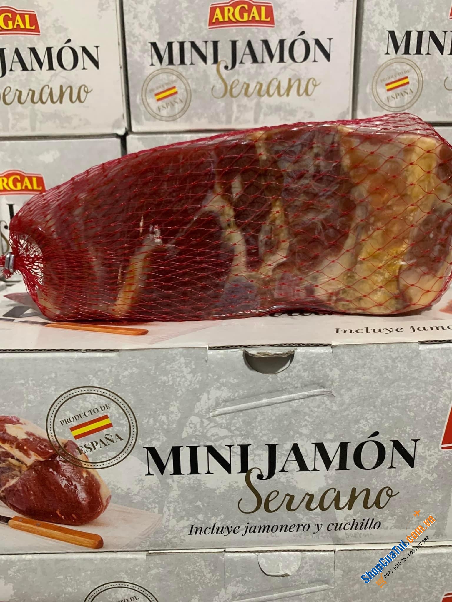 Đùi lợn - Đùi heo muối Argal Mini Jamon Serrano 1kg