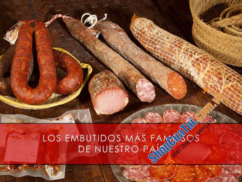 SET 5 MÓN JAMON VÀ SALAMI ESPAÑA E HIJOS TÂY BAN NHA