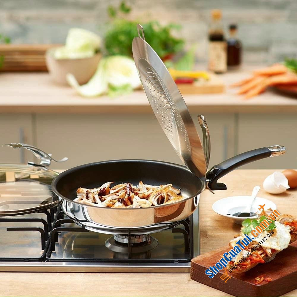 VUNG CHẮN DẦU FISSLER cho chảo từ 24-28cm