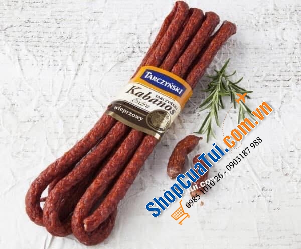 XÚC XÍCH KHÔ KABANOS 105g - Salami Kabanos nổi tiếng của Balan trên khắp thế giới - loại Cay