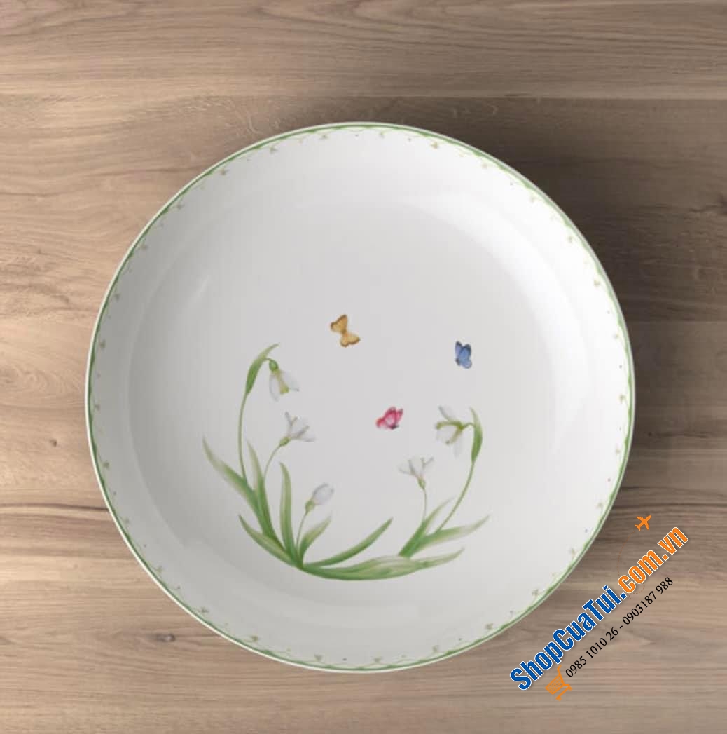 ĐĨA TO ĐỰNG SALAT - HOA QUẢ VILLEROY BOCH SPRING COLOUR.