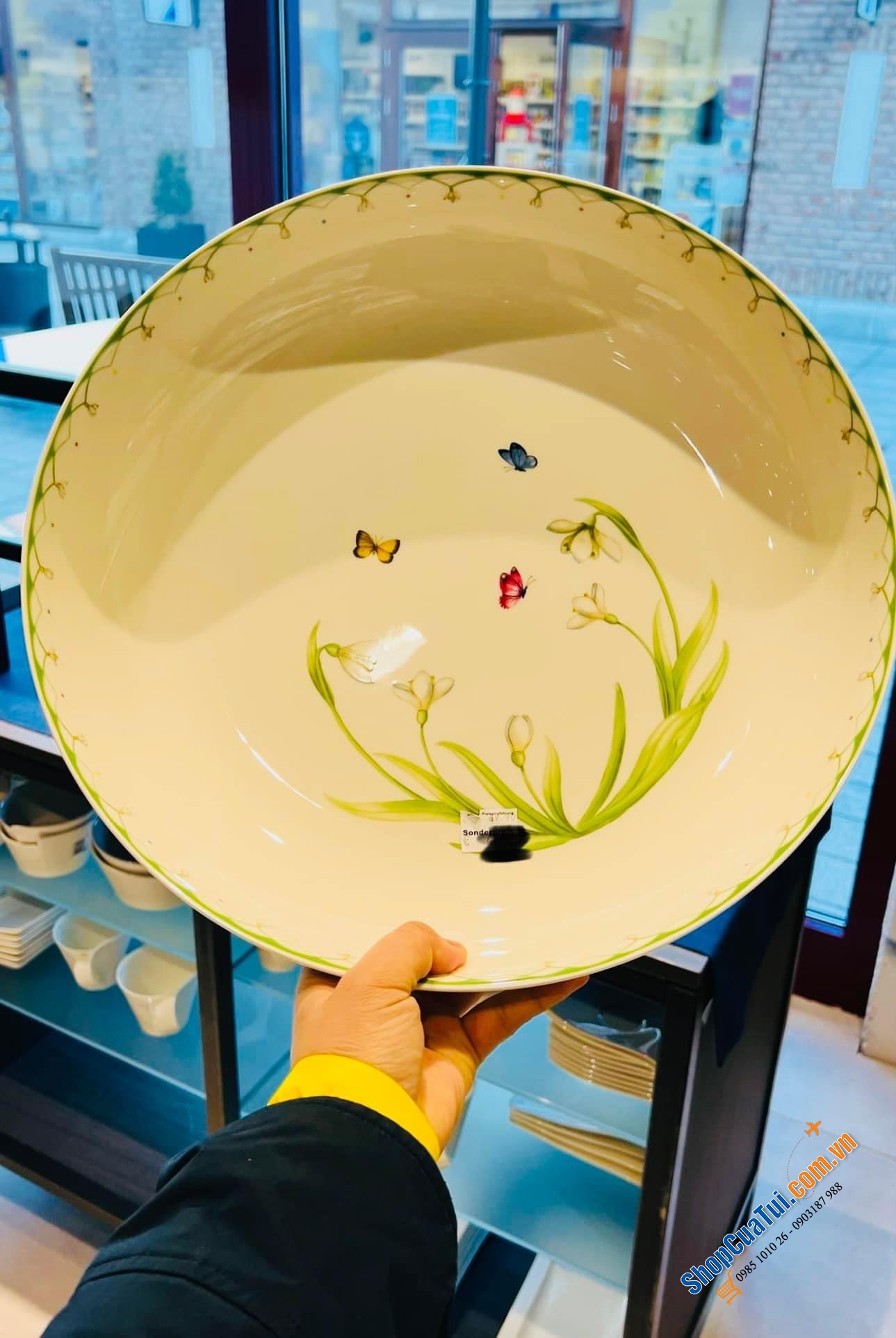 ĐĨA TO ĐỰNG SALAT - HOA QUẢ VILLEROY BOCH SPRING COLOUR.