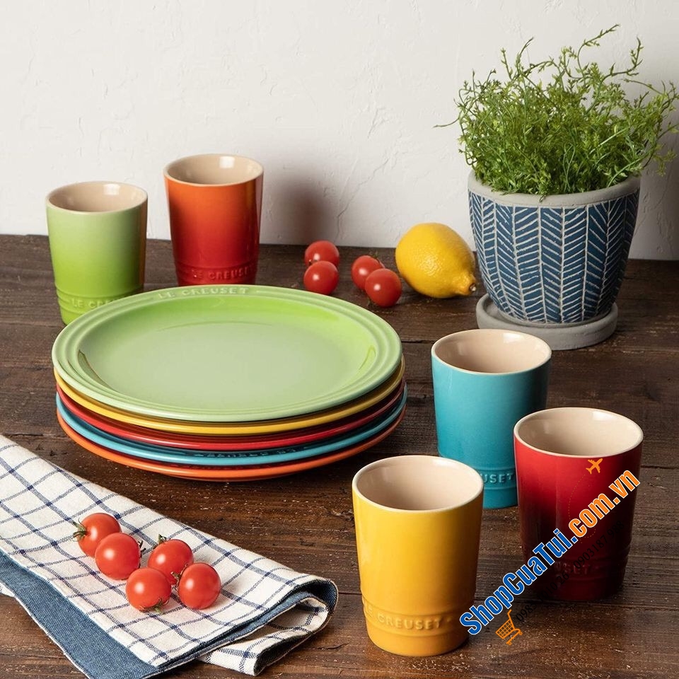 Set 05 cốc màu cầu vồng Le Creuset Tumbler Rainbow 240ml 5 PCs cups