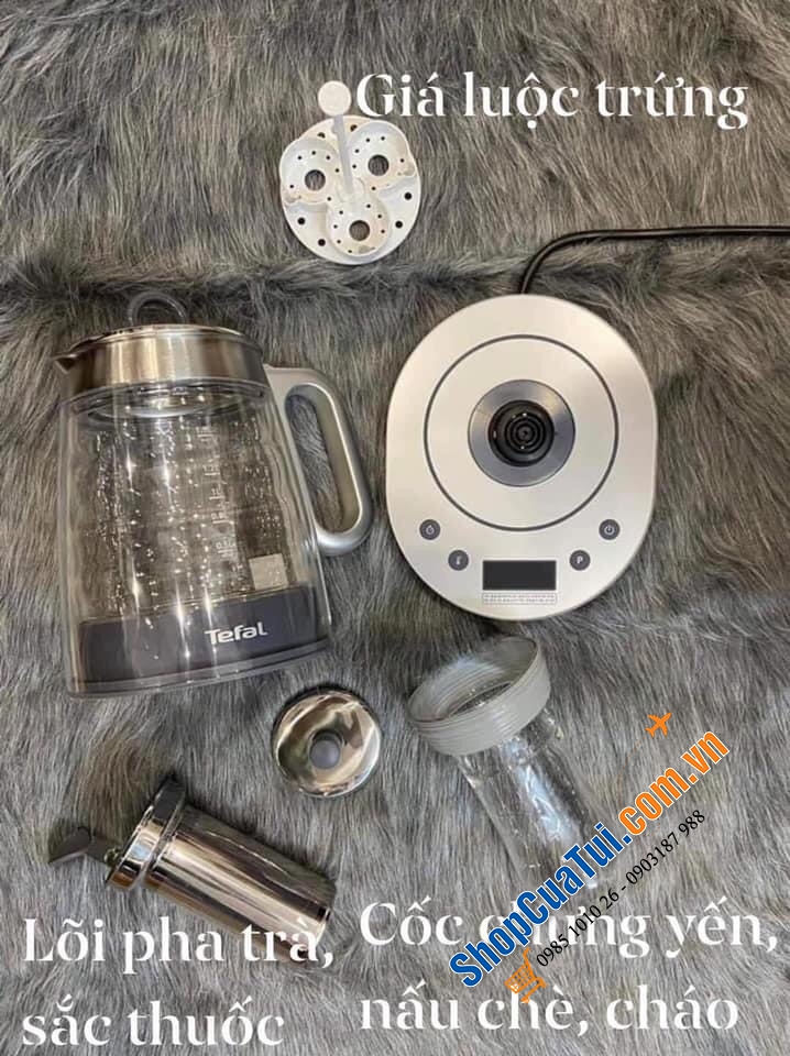 Ấm pha trà chưng yến đa năng Tefal Master Tea - Cả thế giới thu bé lai chỉ trong 1 ấm trà - MÁY PHA TRÀ - CHƯNG YẾN TEFAL