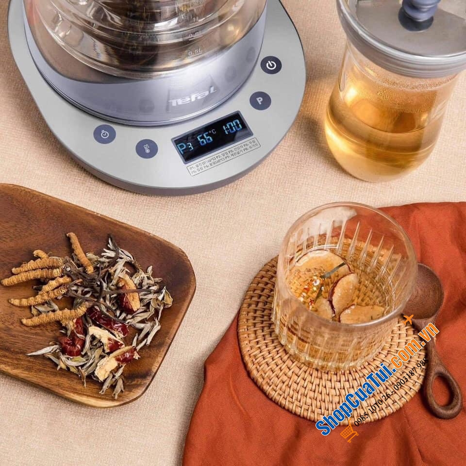 Ấm pha trà chưng yến đa năng Tefal Master Tea - Cả thế giới thu bé lai chỉ trong 1 ấm trà - MÁY PHA TRÀ - CHƯNG YẾN TEFAL