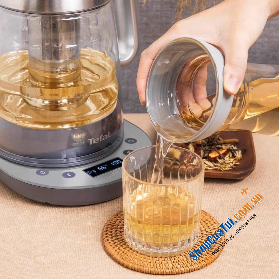Ấm pha trà chưng yến đa năng Tefal Master Tea - Cả thế giới thu bé lai chỉ trong 1 ấm trà - MÁY PHA TRÀ - CHƯNG YẾN TEFAL