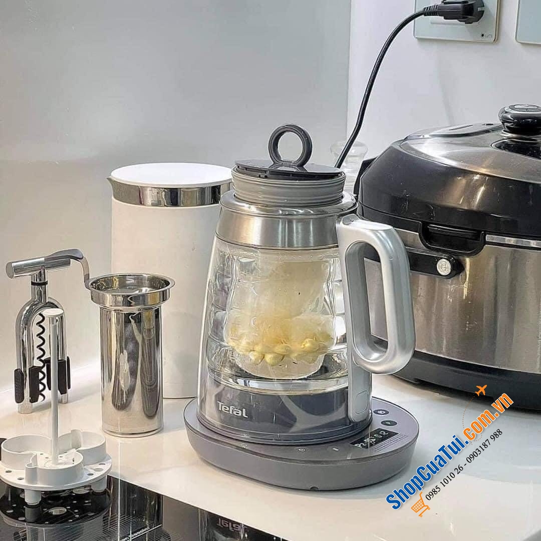 Ấm pha trà chưng yến đa năng Tefal Master Tea - Cả thế giới thu bé lai chỉ trong 1 ấm trà - MÁY PHA TRÀ - CHƯNG YẾN TEFAL