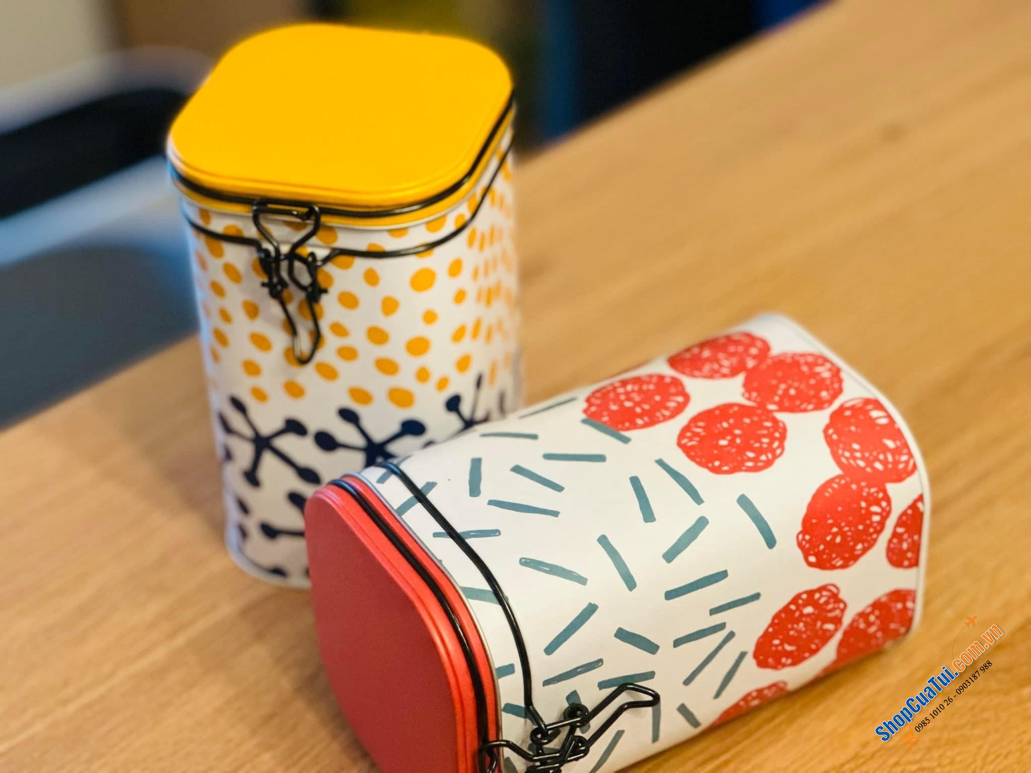 Hộp đựng cafe, trà Eigenart nội địa Đức siêu đẹp siêu xinh.